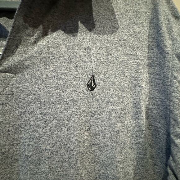 Volcom Slim Fit Gray Polo size medium - Picture 3 of 6